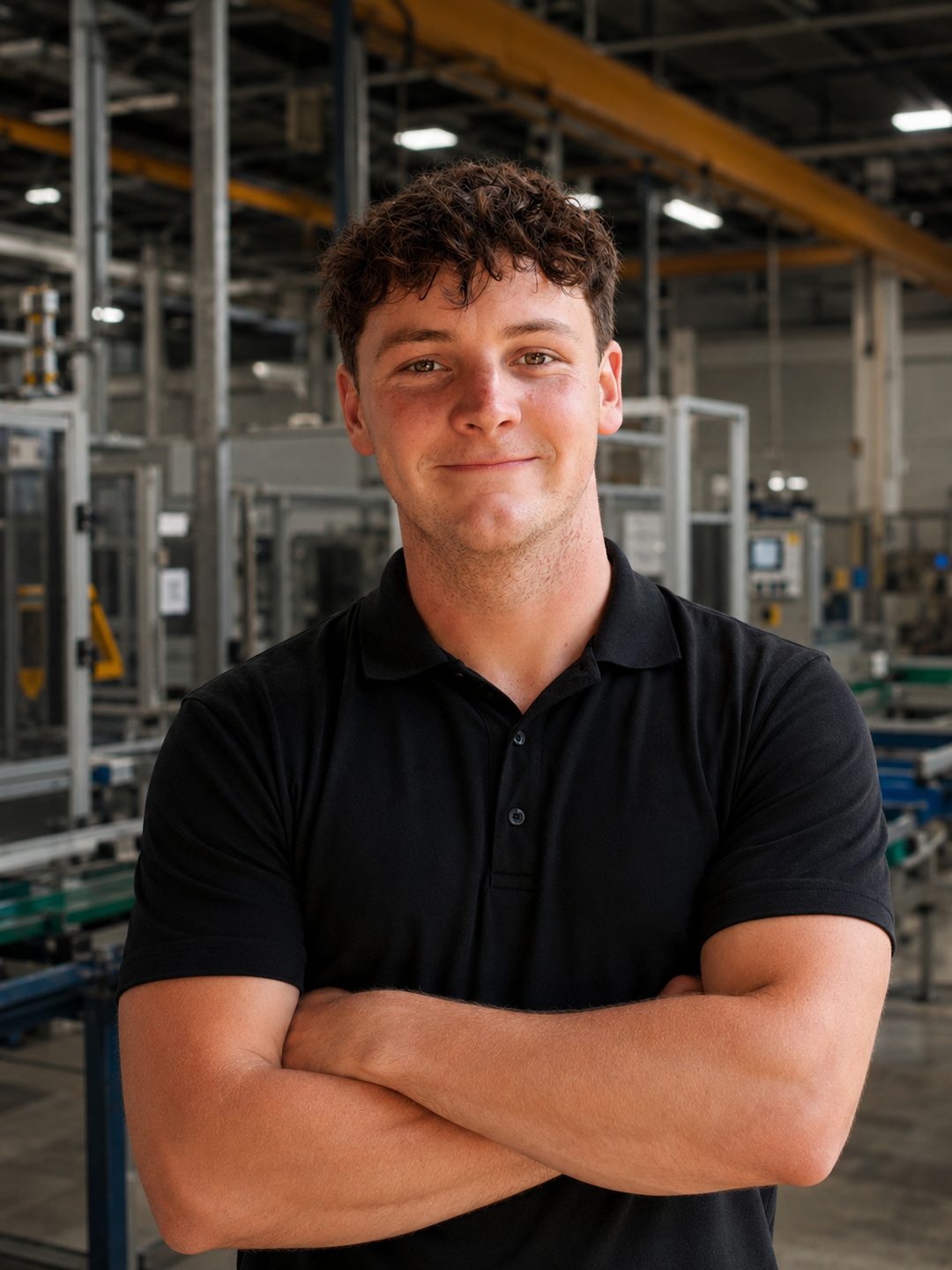 Matt Piper, photographed on the Lincor Holdings manufacturing floor